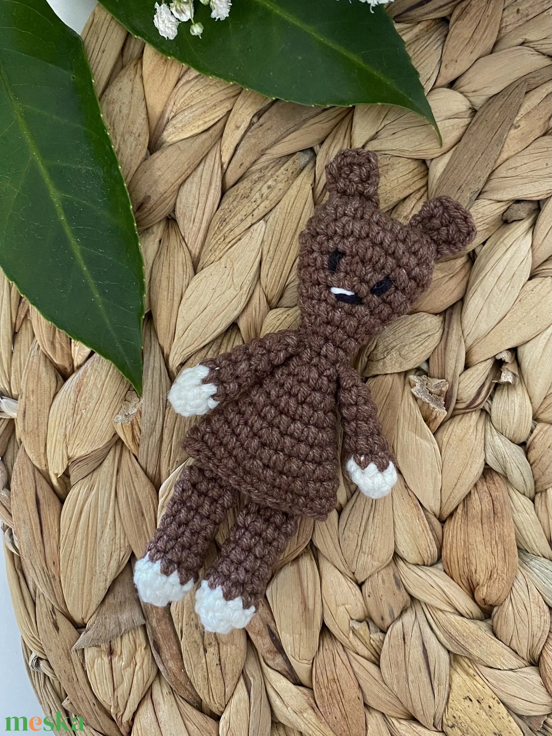 Horgolt Mr. Bean Teddy maci - játék & sport - plüssállat & játékfigura - maci - Meska.hu