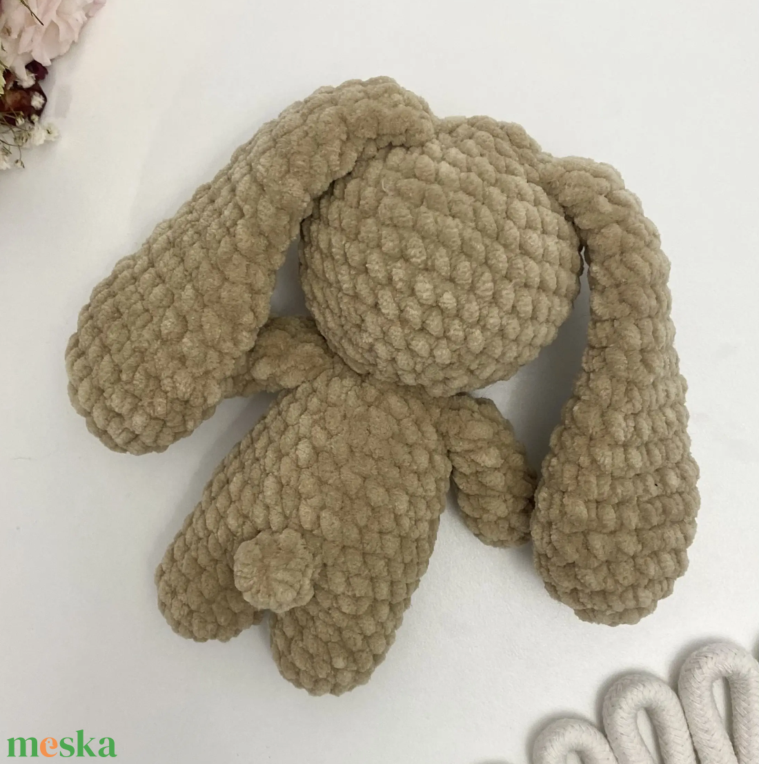 Horgolt nyuszi - játék & sport - plüssállat & játékfigura - nyuszi - Meska.hu