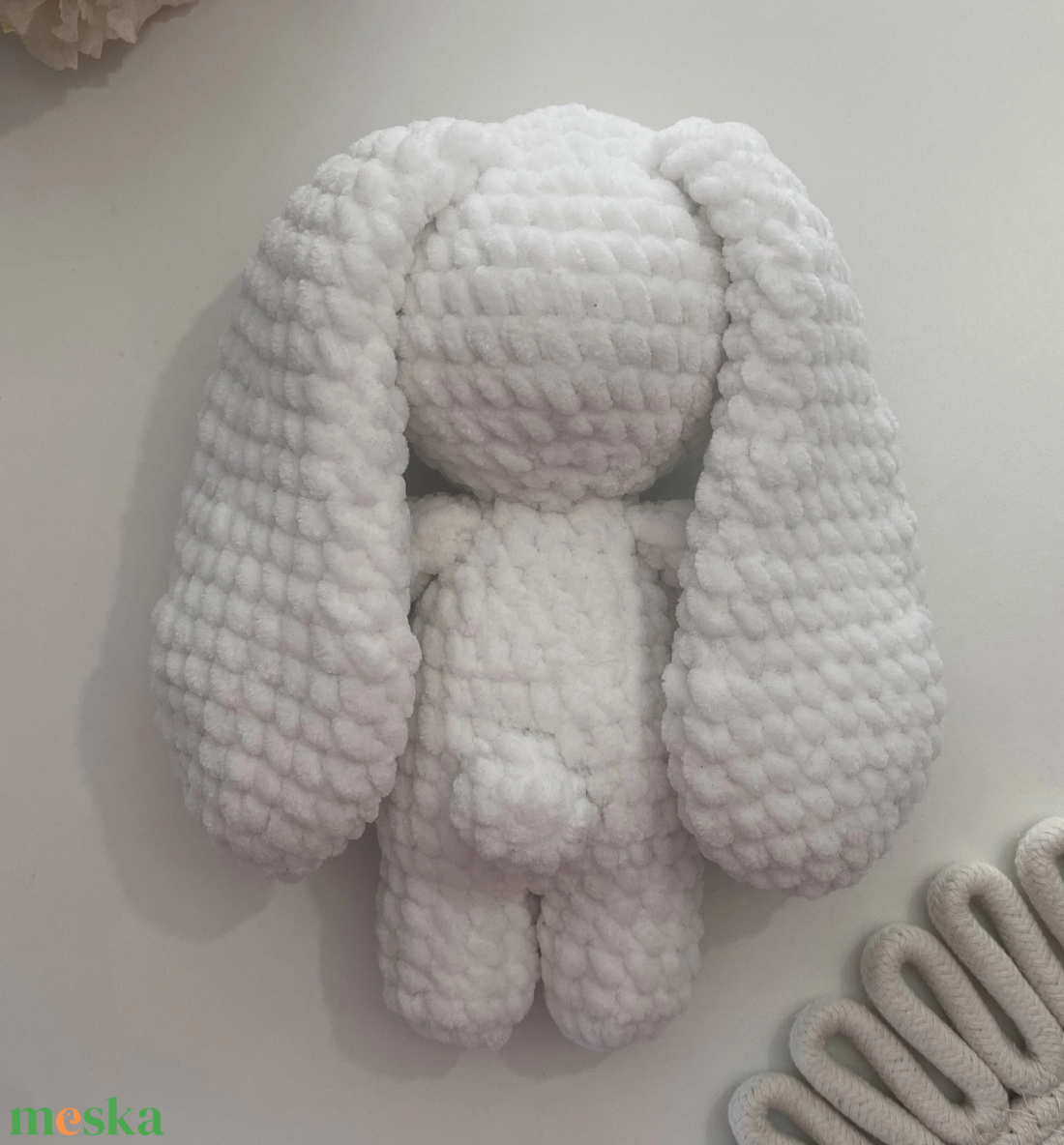 Horgolt nyuszi - játék & sport - plüssállat & játékfigura - nyuszi - Meska.hu