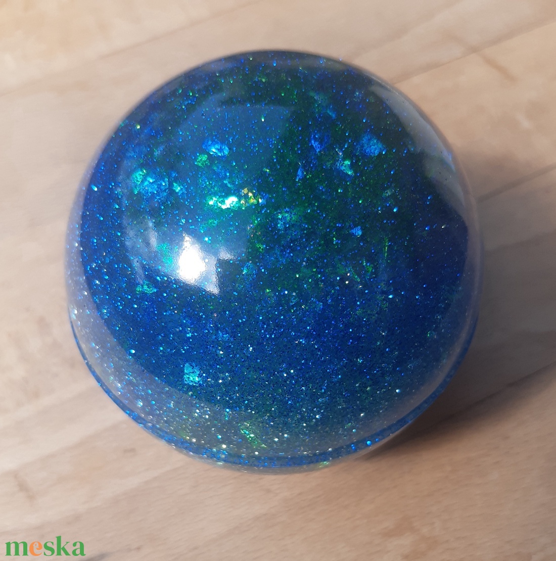 Műgyanta díszgömb - otthon & életmód - dekoráció - dísztárgy - Meska.hu