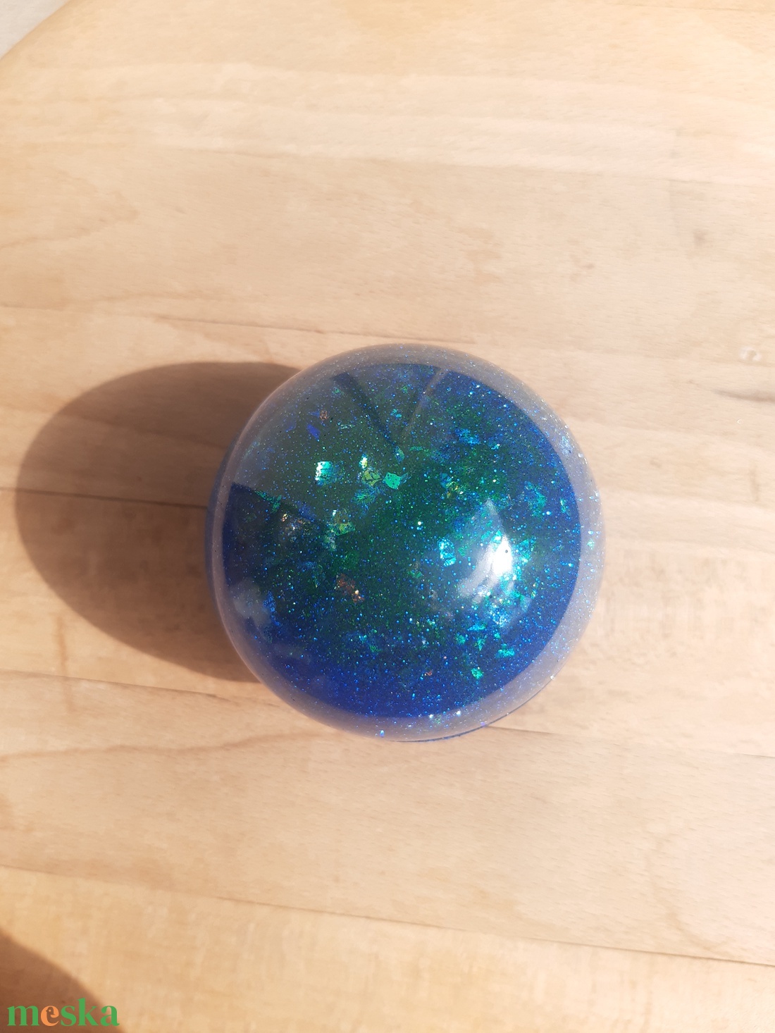 Műgyanta díszgömb - otthon & életmód - dekoráció - dísztárgy - Meska.hu