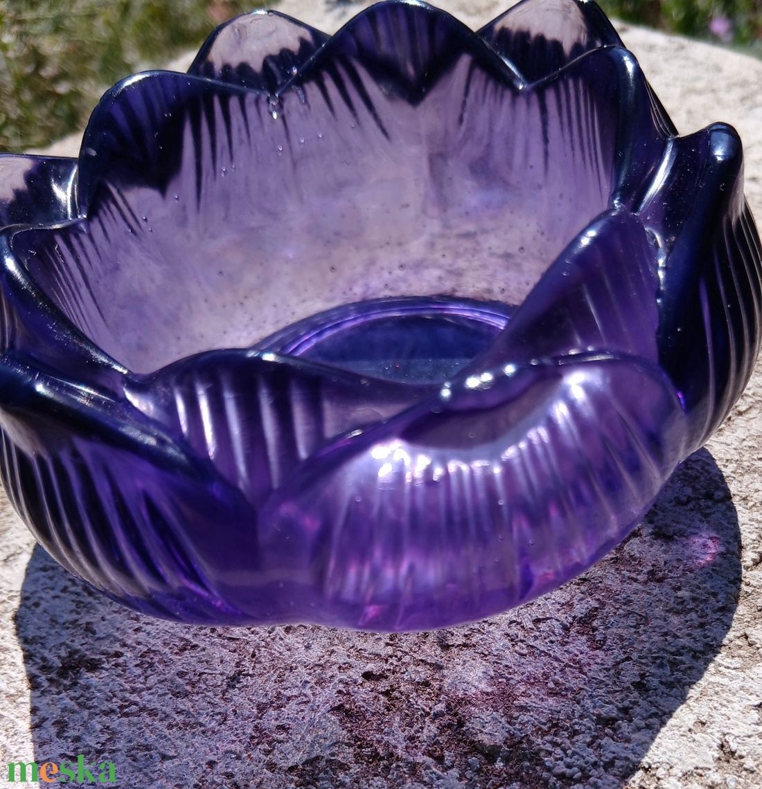 Műgyanta mécsestartó - otthon & életmód - gyertya, illat, aroma - mécses és mécsestartó - Meska.hu