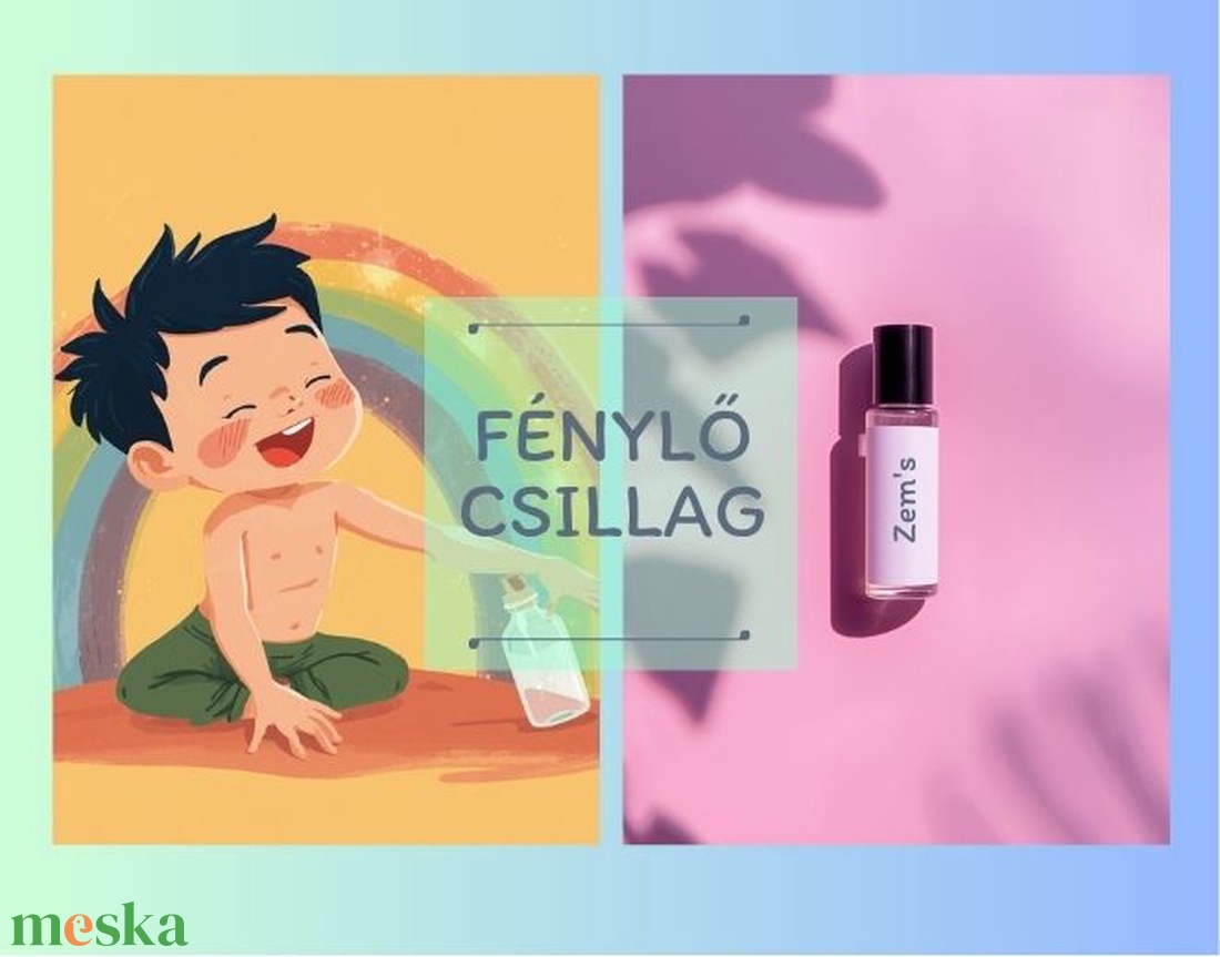 Fénylő Csillag Roll on keverék 6-12 éves korosztály számára - szépségápolás - testápolás - testápoló - Meska.hu