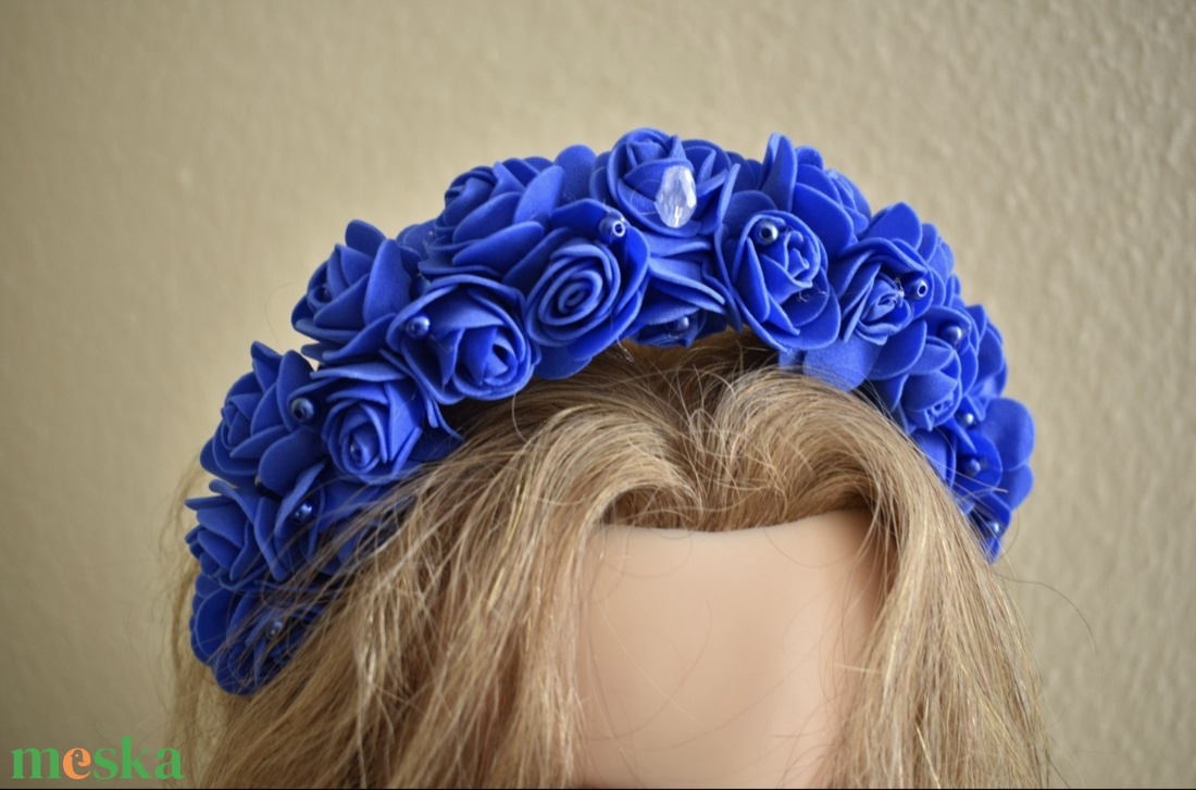 Habrózsa fejdísz  - esküvő - hajdísz - kontydísz & hajdísz - Meska.hu