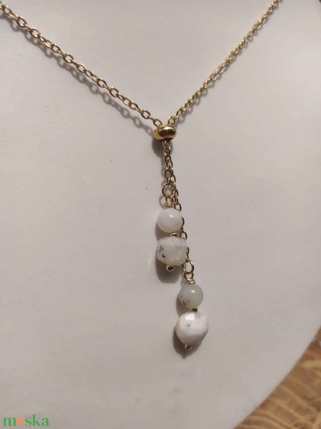 Afrikai fehér opál nyaklánc ZenGem Jewellery Essentia collection - esküvő - ékszer - nyaklánc - Meska.hu Afrikai fehér opál nyaklánc ZenGem Jewellery Essentia collection - esküvő - ékszer - nyaklánc - Meska.hu