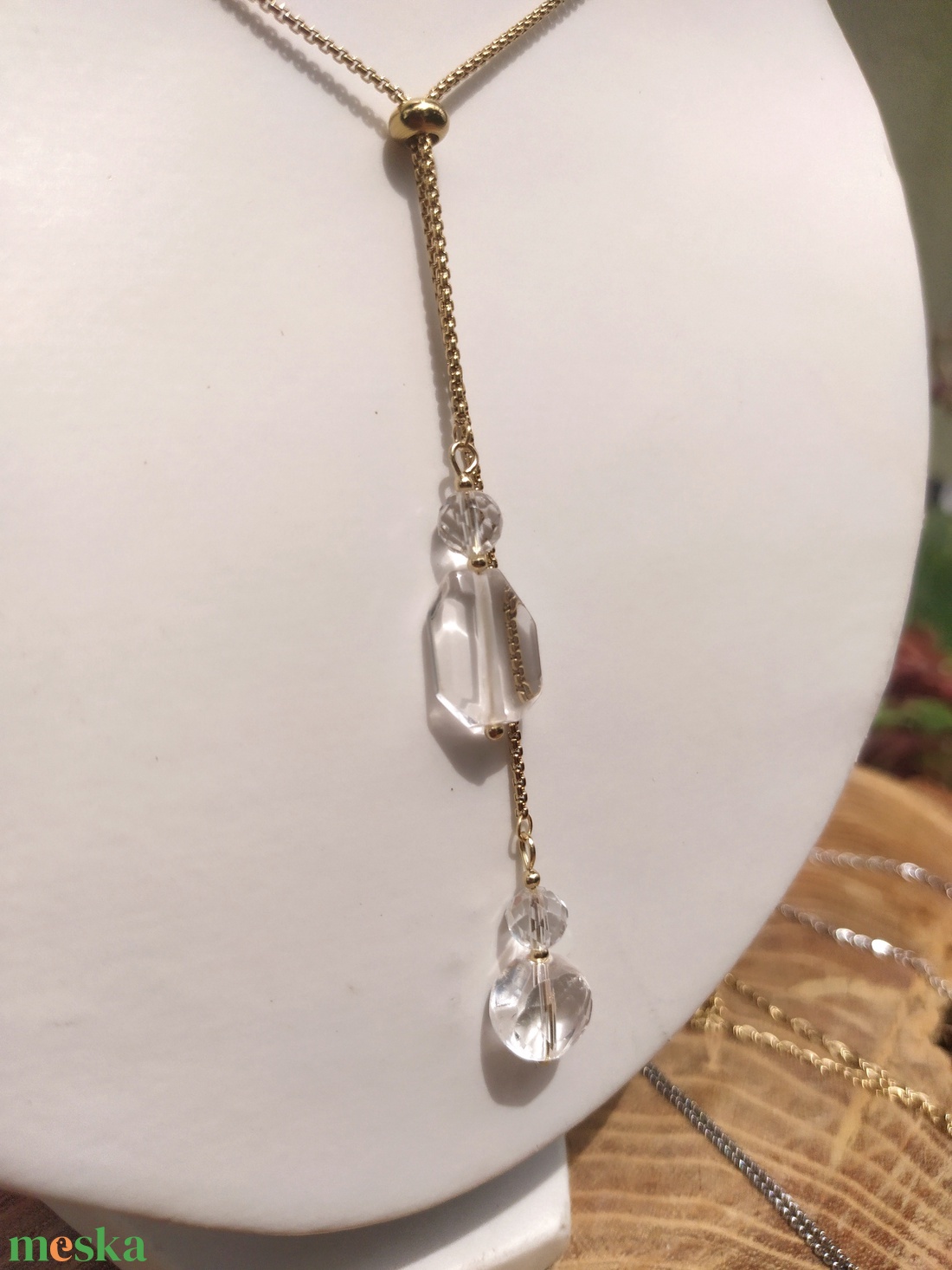 Hegyikristály nyaklánc ZenGem Jewellery Essentia collection - esküvő - ékszer - nyaklánc - Meska.hu Hegyikristály nyaklánc ZenGem Jewellery Essentia collection - esküvő - ékszer - nyaklánc - Meska.hu