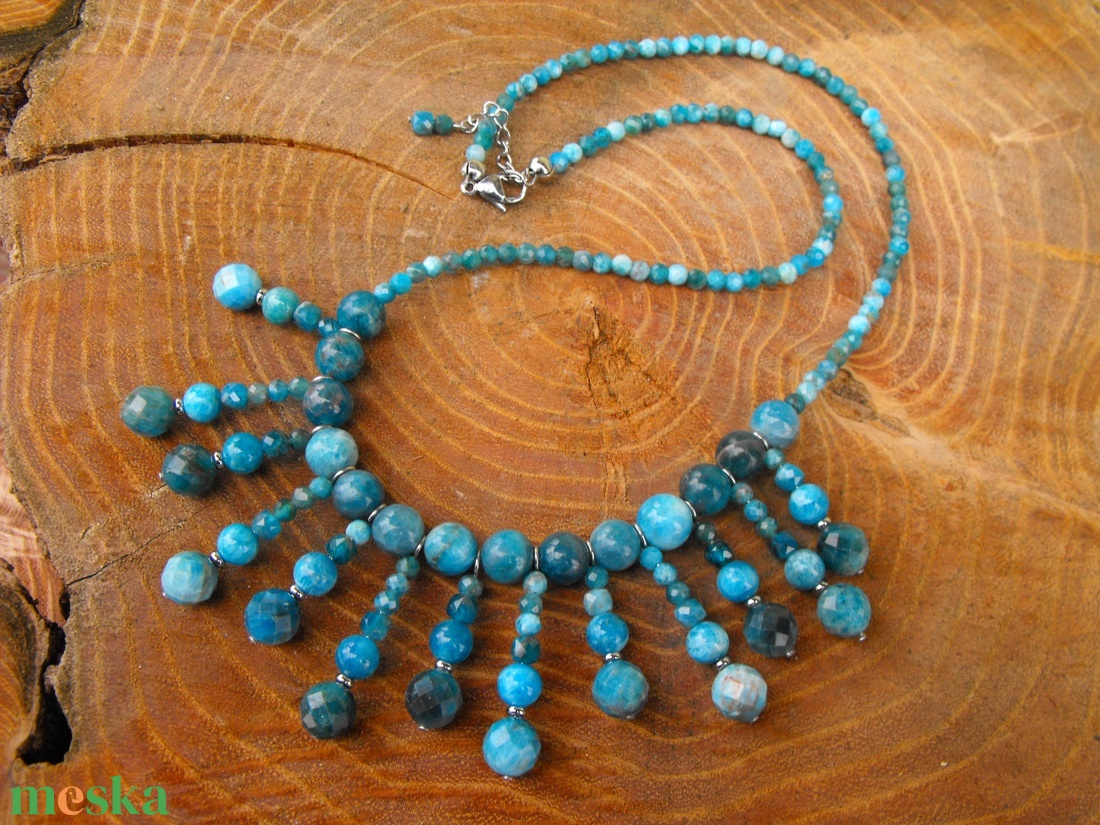 Apatit nyaklánc - ékszer - nyaklánc - medál - Meska.hu
