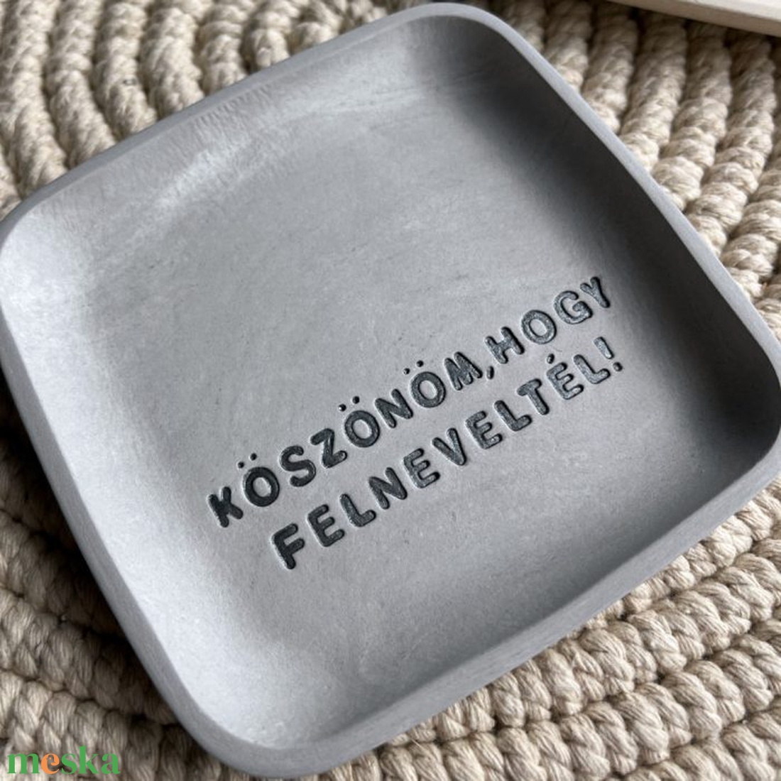 Köszönöm, hogy felneveltél - Közepes ékszertartó tálka - esküvő - emlék & ajándék - szülőköszöntő ajándék - Meska.hu