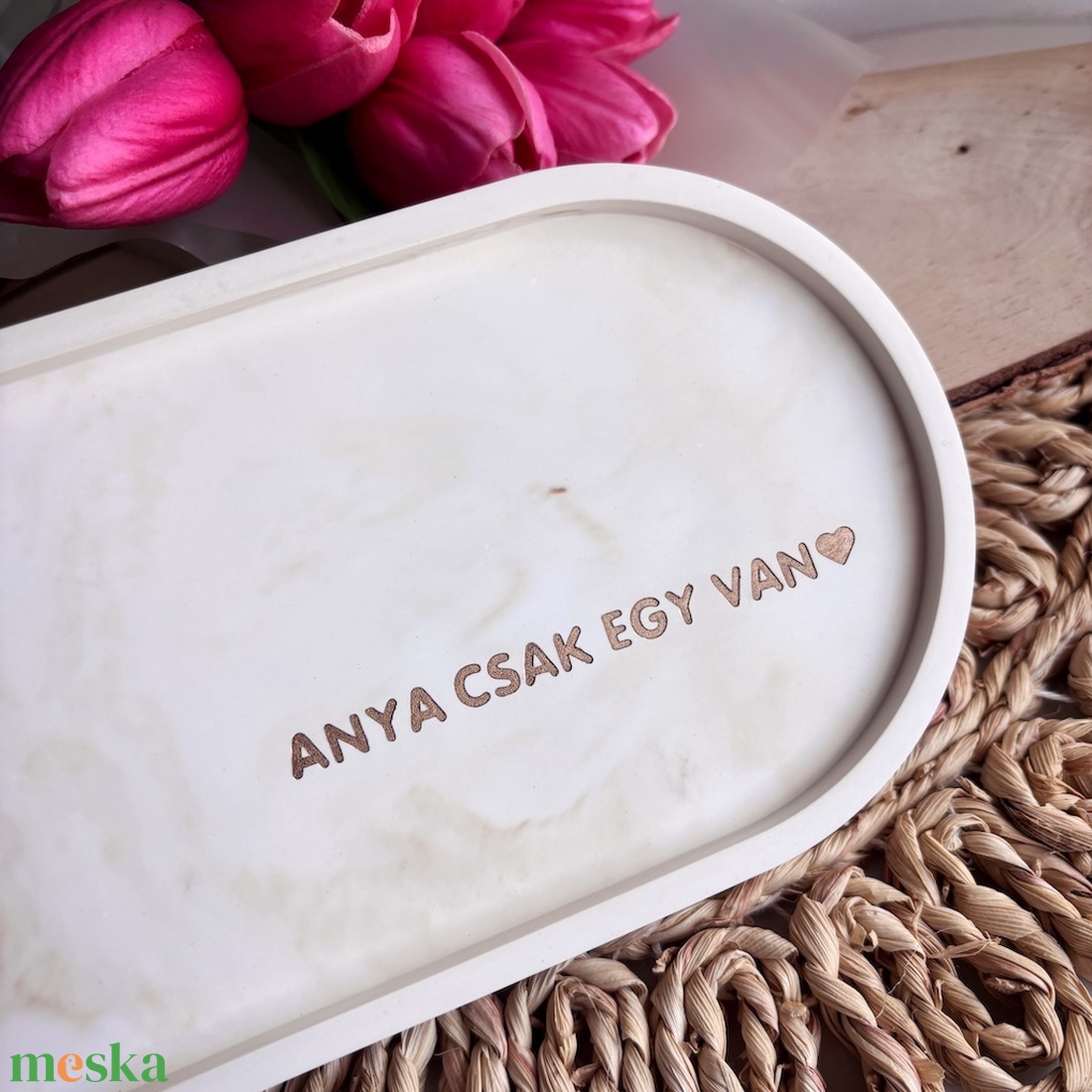 ANYA CSAK EGY VAN - nagy tálka - otthon & életmód - dekoráció - asztal és polc dekoráció - dekorációs tál, tartó - Meska.hu