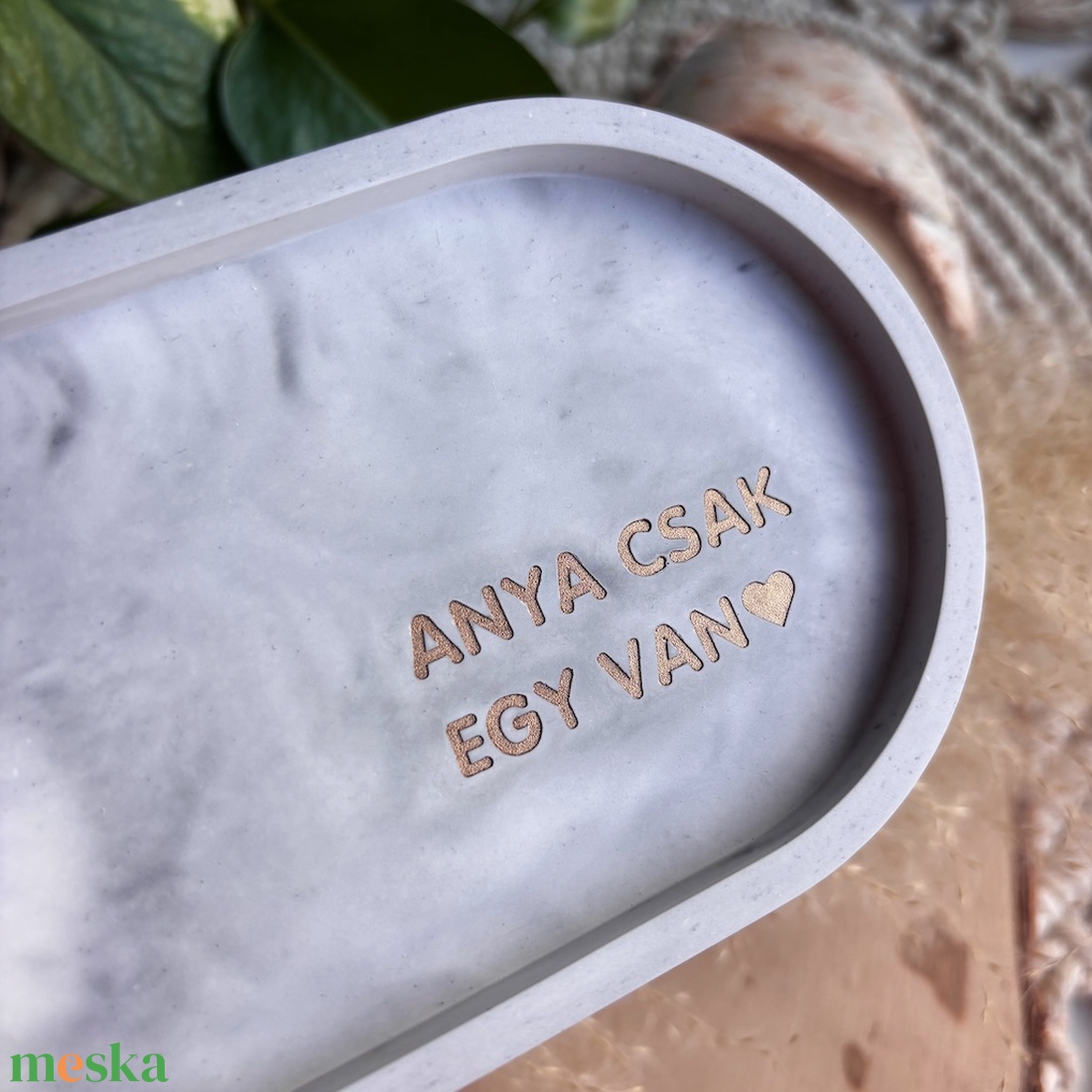 ANYA CSAK EGY VAN - közepes tálka - otthon & életmód - dekoráció - asztal és polc dekoráció - dekorációs tál, tartó - Meska.hu