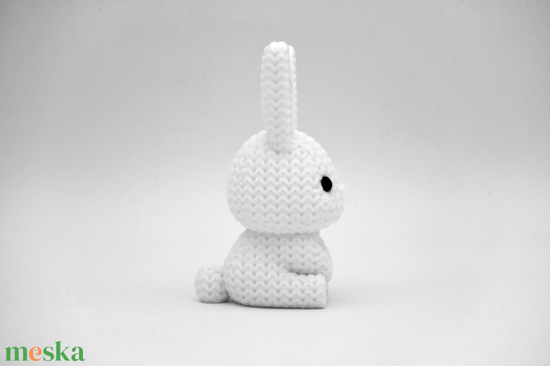 Kötött hatású Mini Nyuszi  Húsvéti  Dekor Több Színben - ünnepi díszek, dekorációk - húsvéti díszek és dekorációk - húsvéti ablakdíszek - Meska.hu