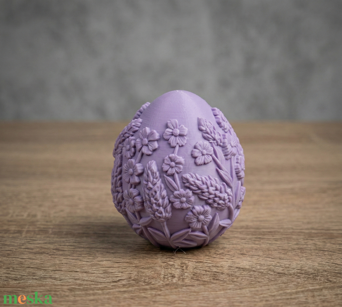 Virágos Húsvéti Tojás Dekor � 2 méretben - ünnepi díszek, dekorációk - húsvéti díszek és dekorációk - húsvéti ablakdíszek - Meska.hu