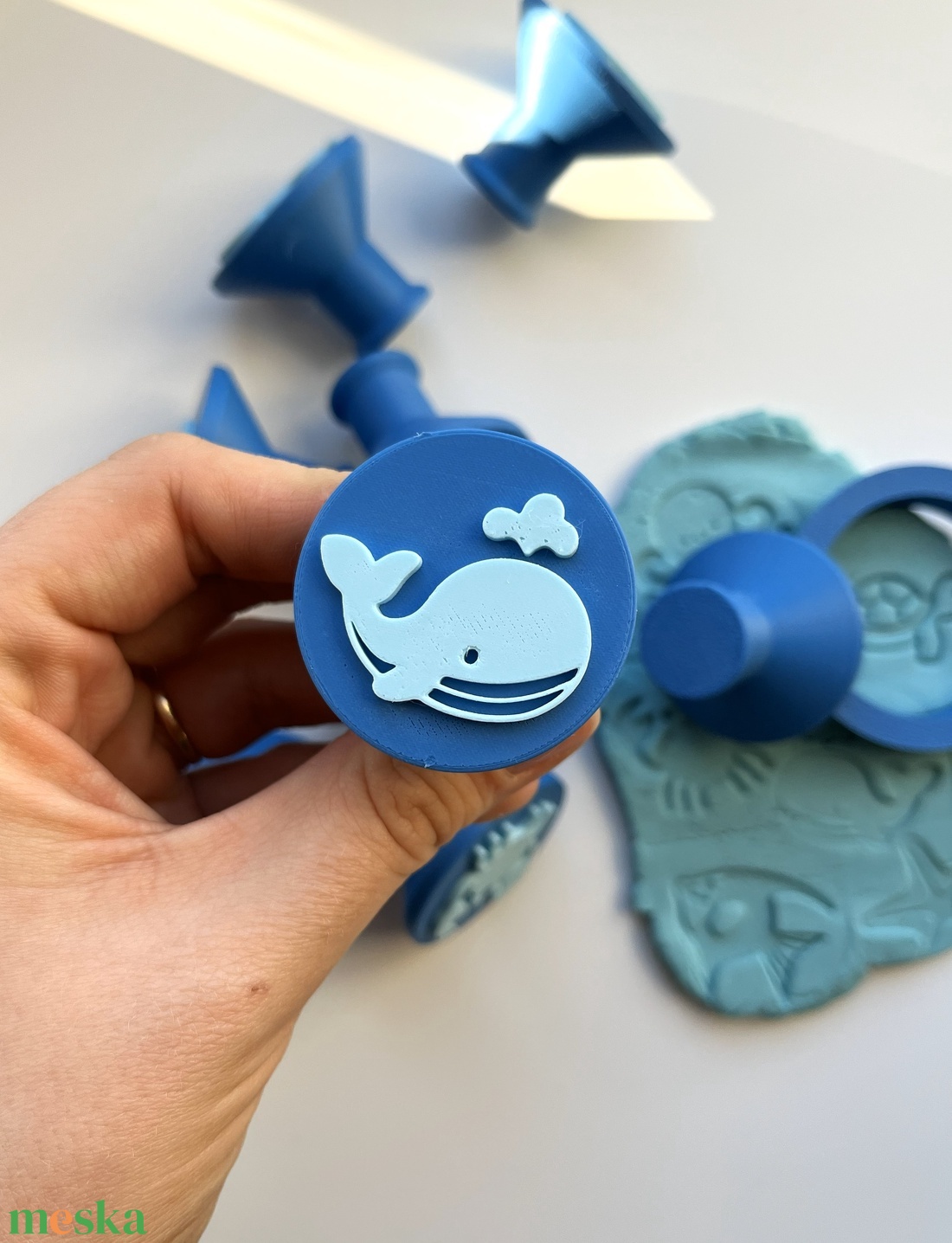 Óceáni Állatos Gyurma Bélyegző és Sütikiszúró Készlet � Bálna, Polip, Teknős, Medúza és több  - otthon & életmód - konyhafelszerelés, tálalás - sütés, főzés - sütikiszúró - Meska.hu