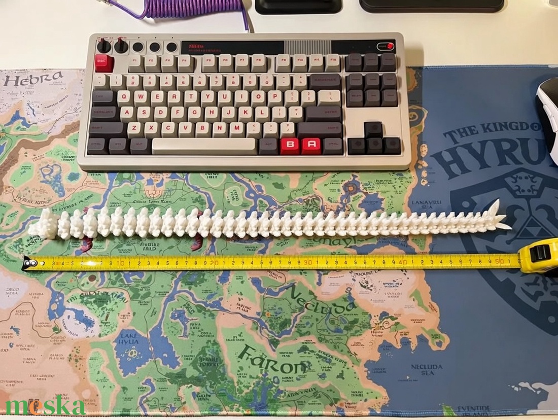 Articulated Shardscale Dragon � 50 cm-es mozgatható kristálysárkány figura � 3D nyomtatott - otthon & életmód - dekoráció - dísztárgy - Meska.hu