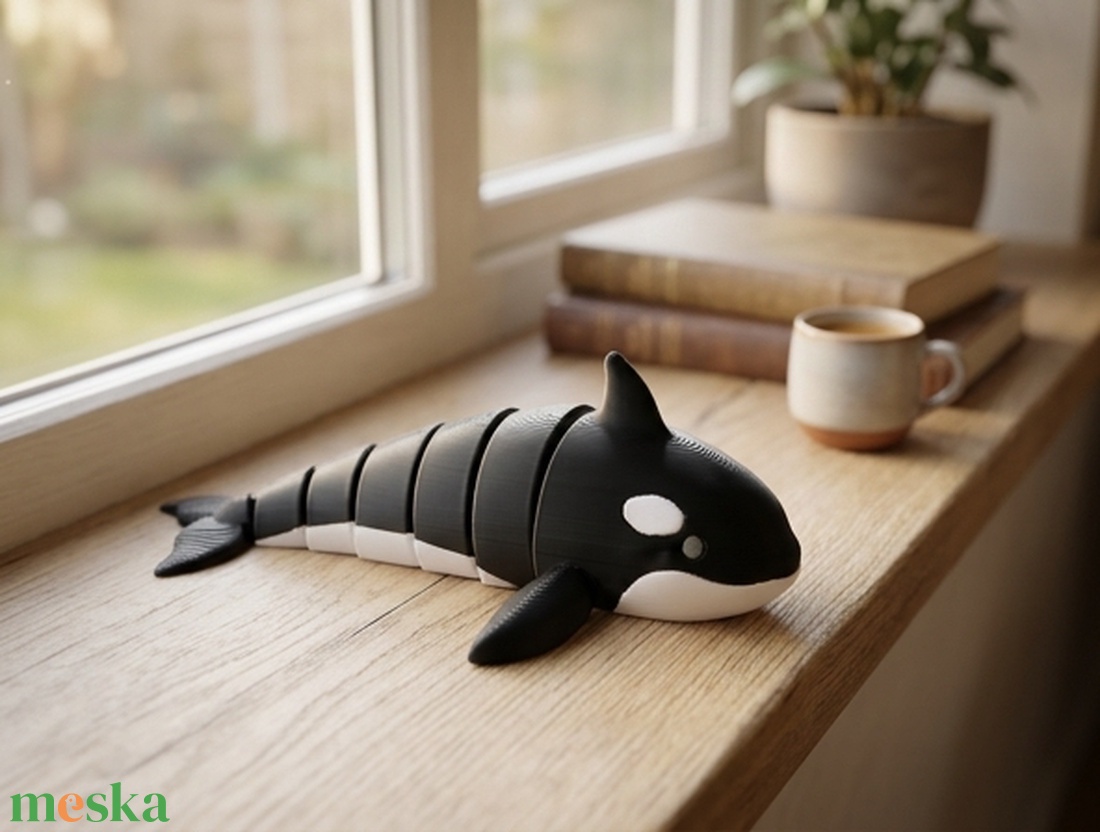 Mozgatható gyilkos bálna figura � 3D nyomtatott - otthon & életmód - dekoráció - dísztárgy - Meska.hu