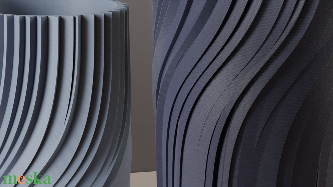 Modern Twisted Vase � Elegáns csavart váza 16 cm magas � Modern lakberendezés - otthon & életmód - virágdekoráció - virágtartó - váza - Meska.hu