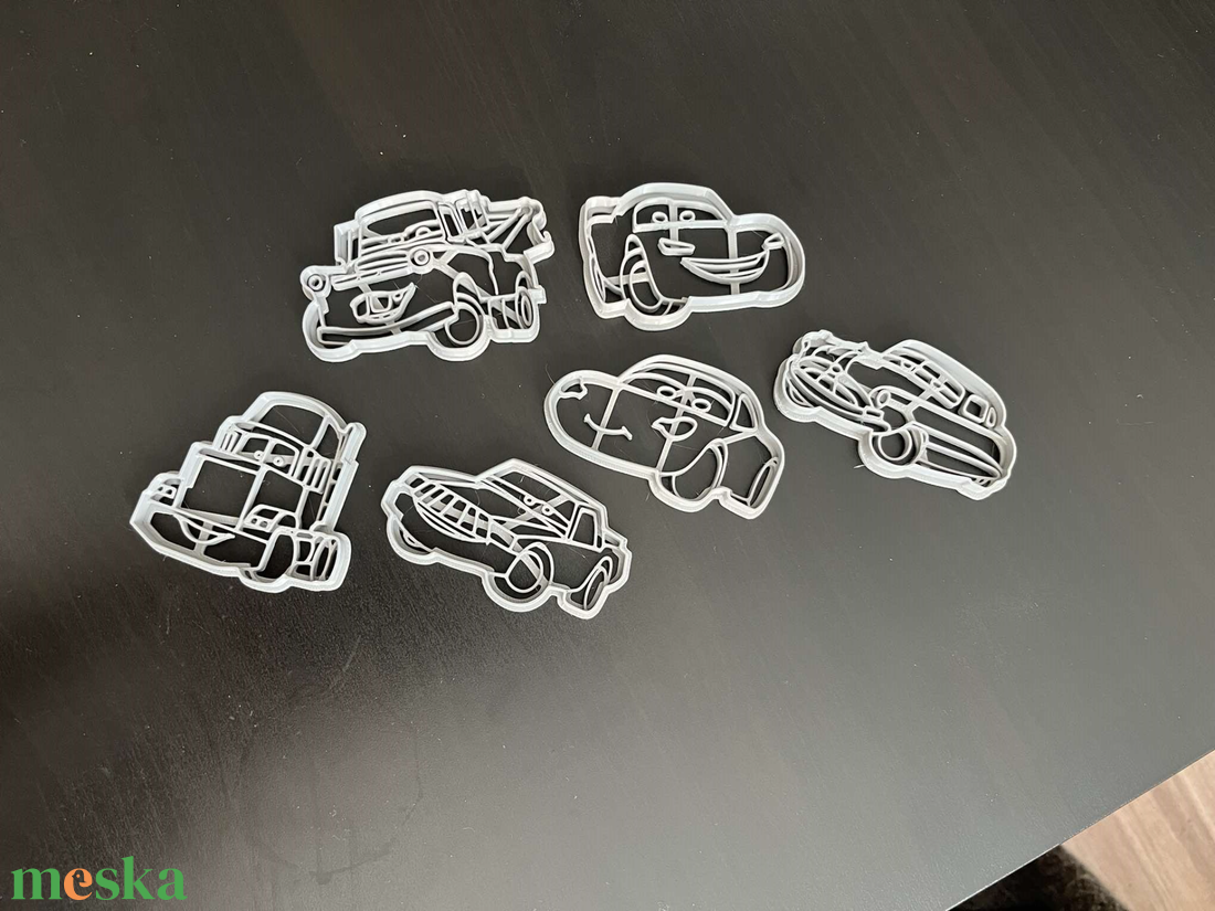 Verdák Sütikiszúró/gyurma Készlet � Lightning McQueen és Verdák figurák � 3D nyomtatott - otthon & életmód - konyhafelszerelés, tálalás - sütés, főzés - sütikiszúró - Meska.hu