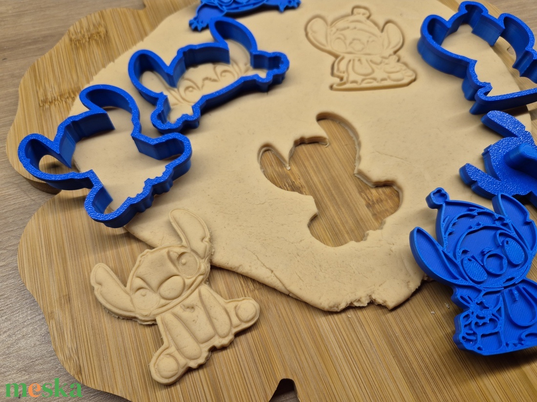 Stitch Sütikiszúró � Lilo és Stitch figura kiszúró � 3D nyomtatott - otthon & életmód - konyhafelszerelés, tálalás - sütés, főzés - sütikiszúró - Meska.hu