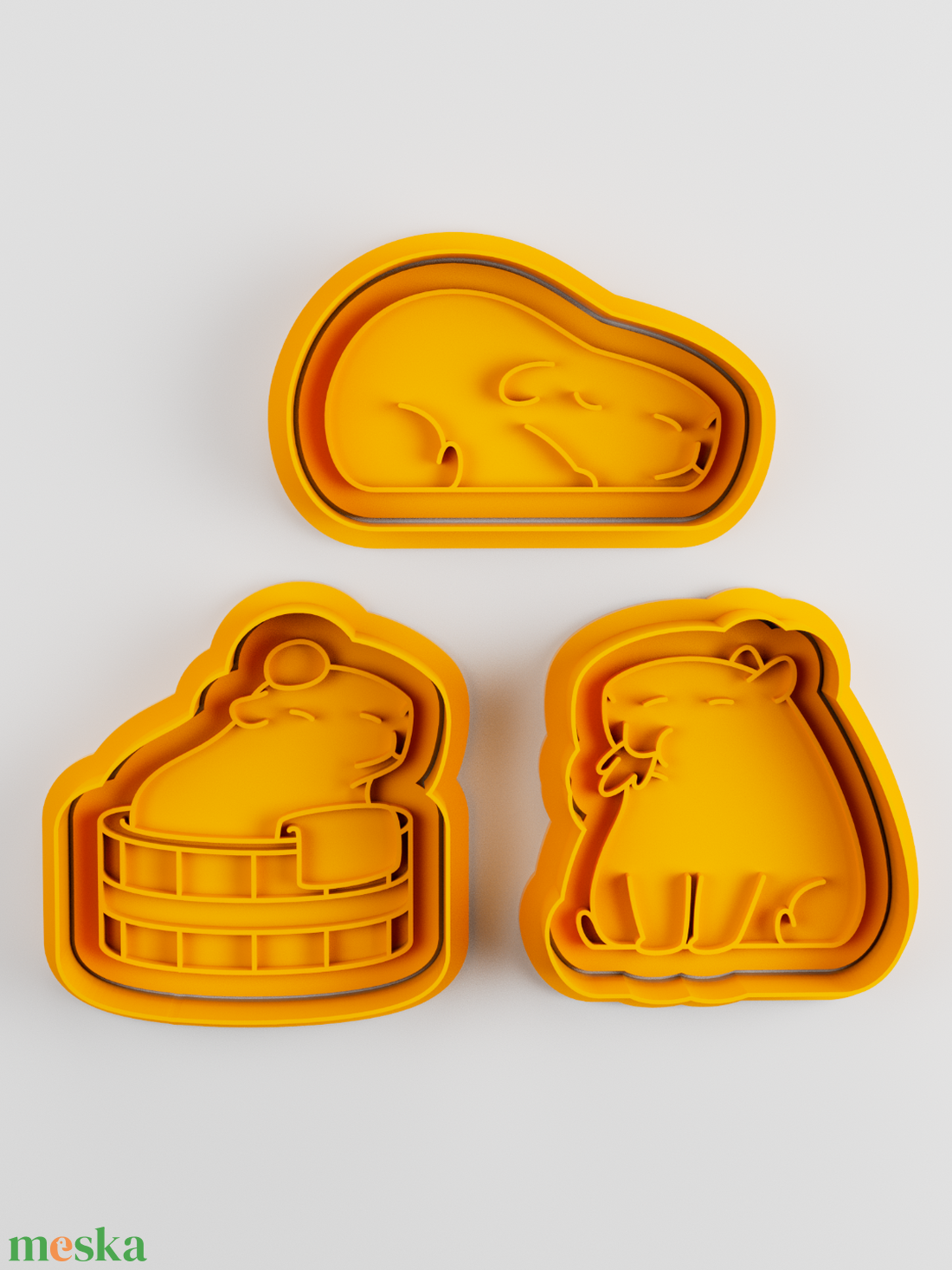 Aranyos Capybara  Sütikiszúró - otthon & életmód - konyhafelszerelés, tálalás - sütés, főzés - sütikiszúró - Meska.hu