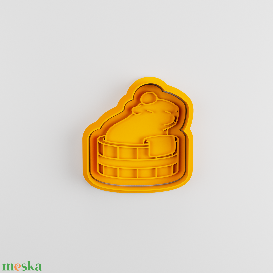 Aranyos Capybara  Sütikiszúró - otthon & életmód - konyhafelszerelés, tálalás - sütés, főzés - sütikiszúró - Meska.hu