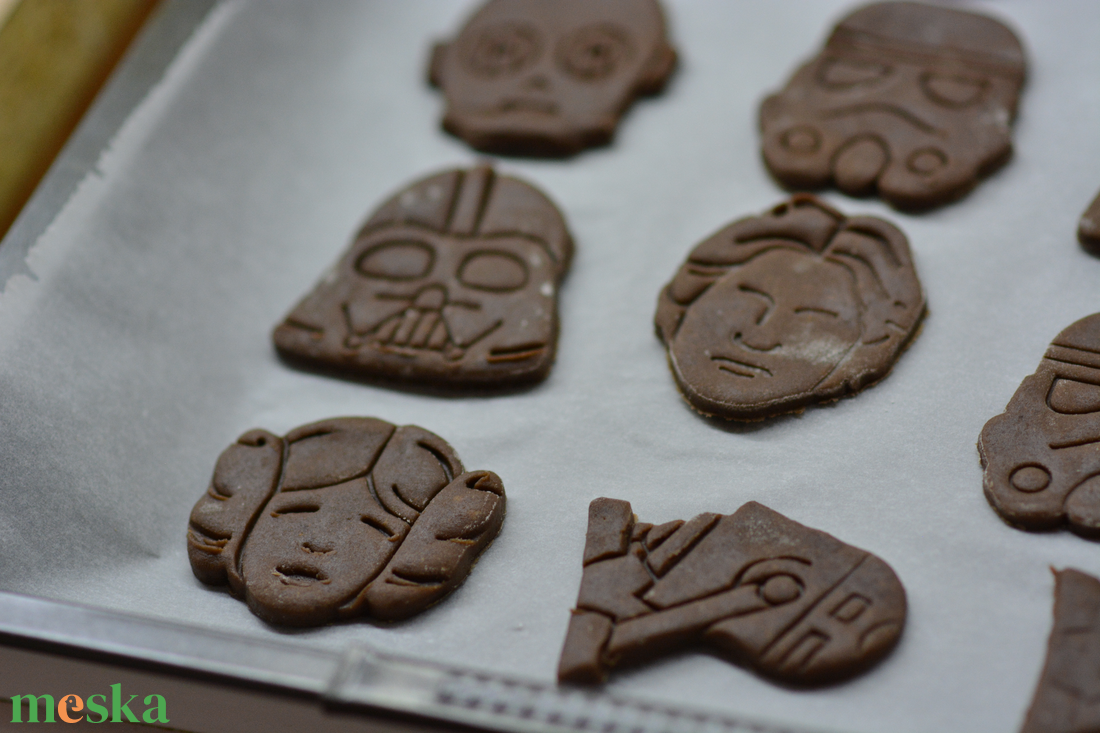 Star Wars  Sütikiszúró és Gyurma Bélyegző Készlet � Darth Vader, Yoda, R2-D2 stb. � 3D nyomtatott - otthon & életmód - konyhafelszerelés, tálalás - sütés, főzés - sütikiszúró - Meska.hu
