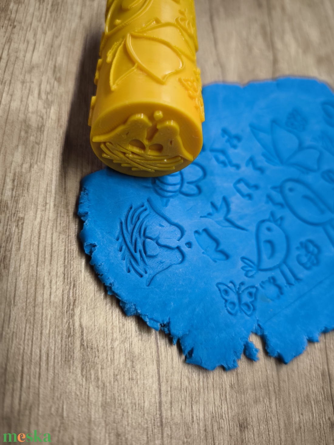 Tavaszi Virágos Dombornyomó Henger � Gyurma és Sütemény Mintázó � 3D nyomtatott - otthon & életmód - konyhafelszerelés, tálalás - sütés, főzés - sütikiszúró - Meska.hu