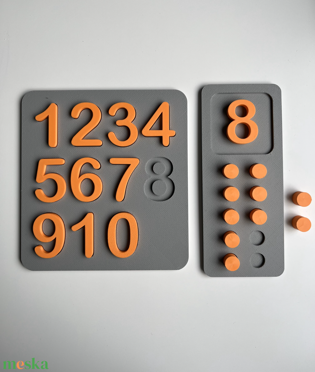  Montessori Szám Puzzle és Számoló Tálca Kisgyerekeknek  3D Nyomtatott Oktatójáték - játék & sport - készségfejlesztő és logikai játék - oktató játékok - Meska.hu