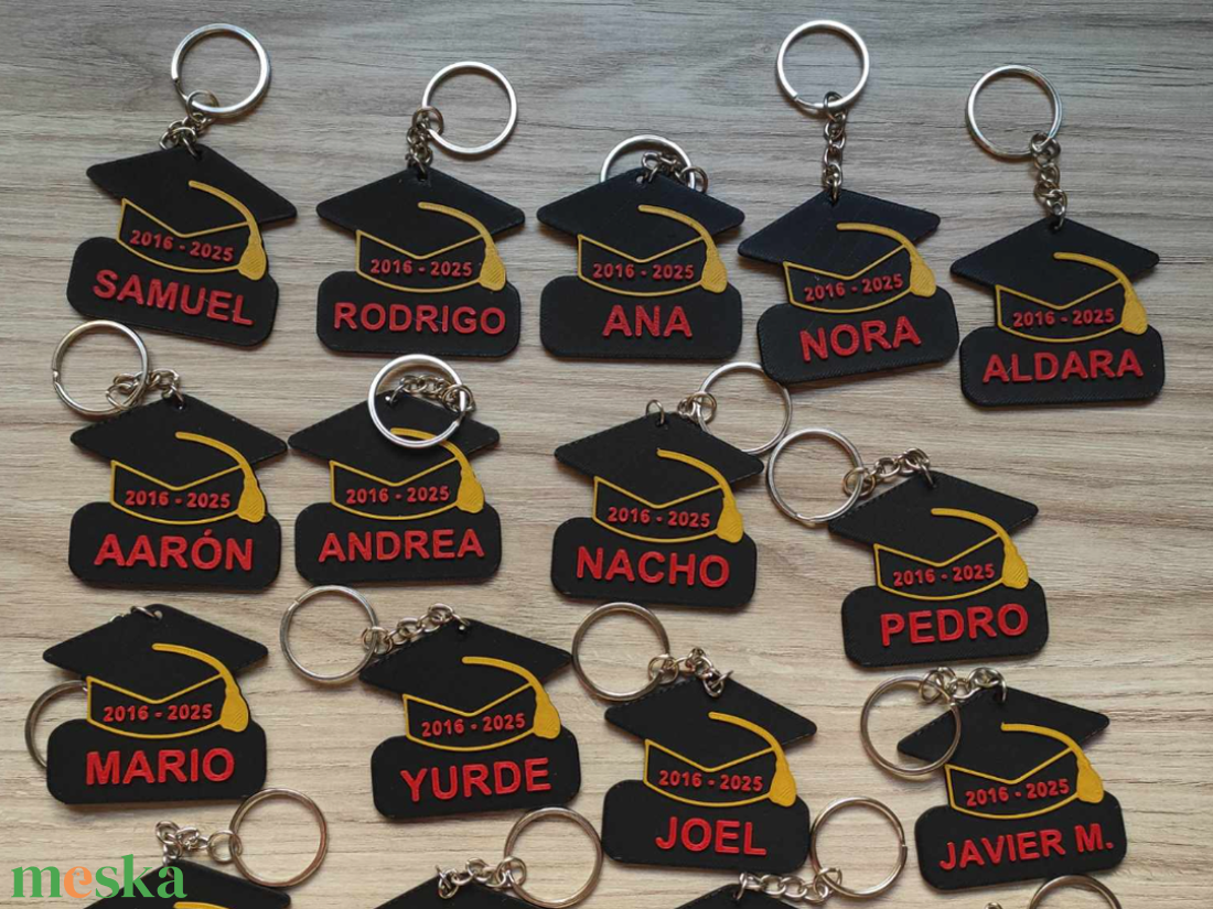 Személyre szabható Ballagási kulcstartó�� Osztályelső ajándék 2026-ra!   - táska & tok - kulcstartó & táskadísz - kulcstartó - Meska.hu