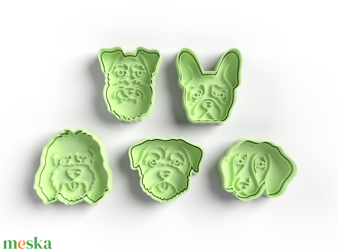 Kutyás süti kiszúró szett - otthon & életmód - konyhafelszerelés, tálalás - sütés, főzés - sütikiszúró - Meska.hu