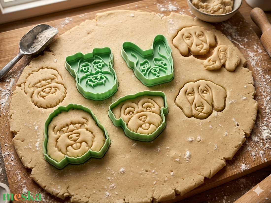 Kutyás süti kiszúró szett - otthon & életmód - konyhafelszerelés, tálalás - sütés, főzés - sütikiszúró - Meska.hu