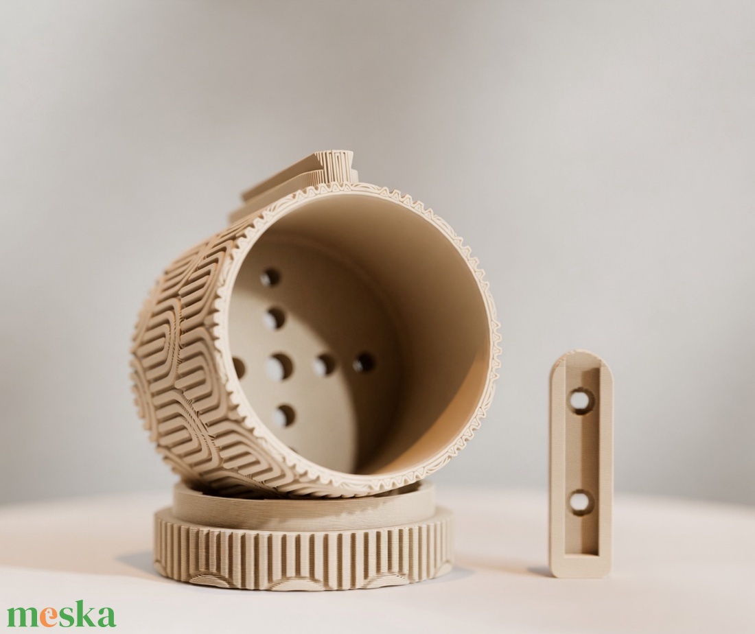  Art Deco ív mintás fali virágtartó � Elegancia a falon  - otthon & életmód - virágdekoráció - virágtartó - függő virágtartó - Meska.hu