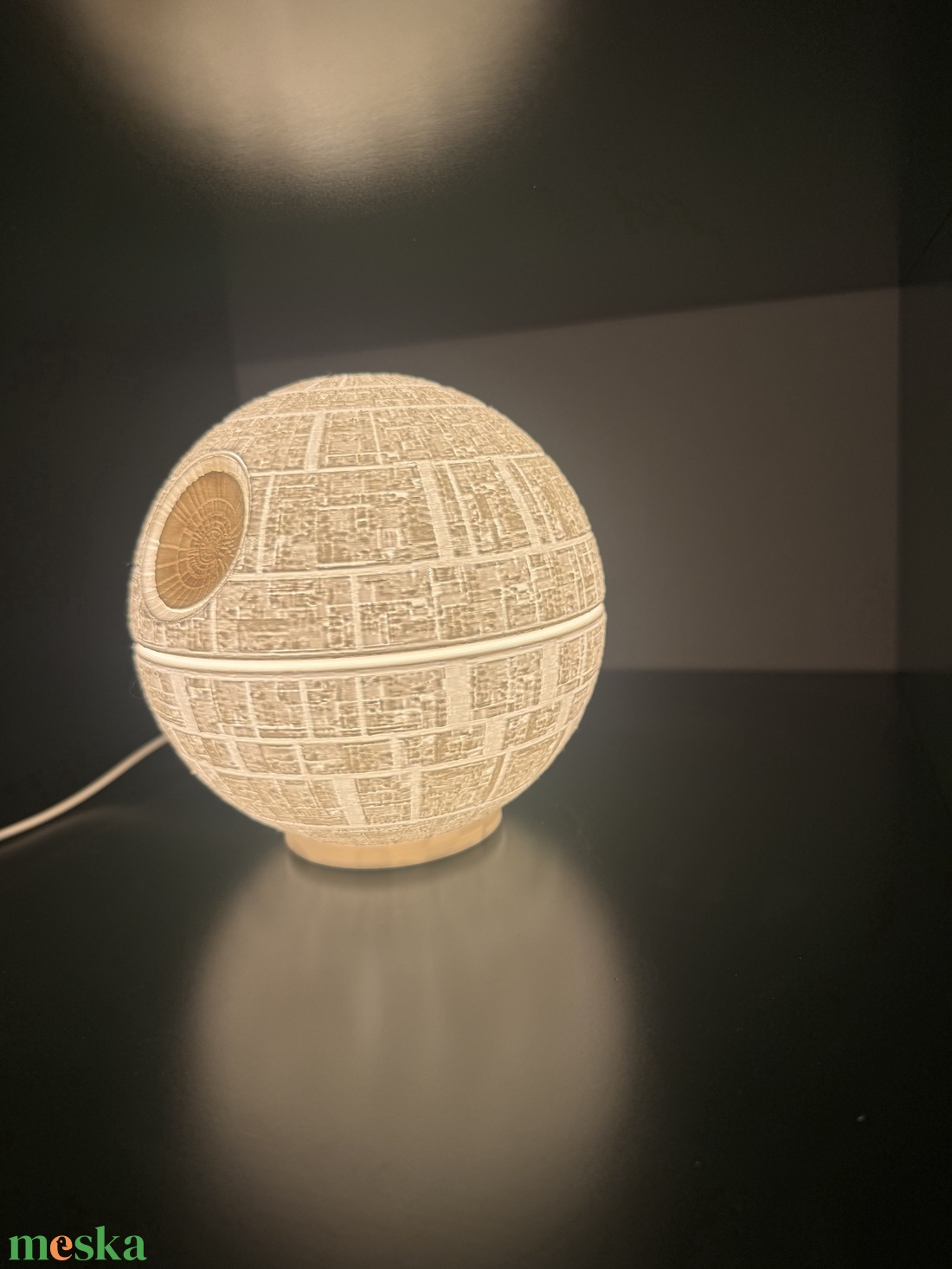  Death Star Lámpa � Csillagok Háborúja LED Asztali Lámpa USB - otthon & életmód - lámpa - hangulatlámpa - Meska.hu