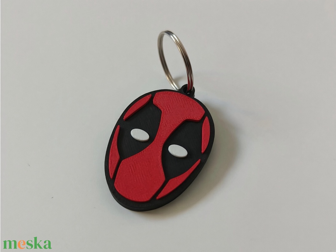 Deadpool maszk kulcstartó � Marvel rajongói ajándék - táska & tok - kulcstartó & táskadísz - kulcstartó - Meska.hu