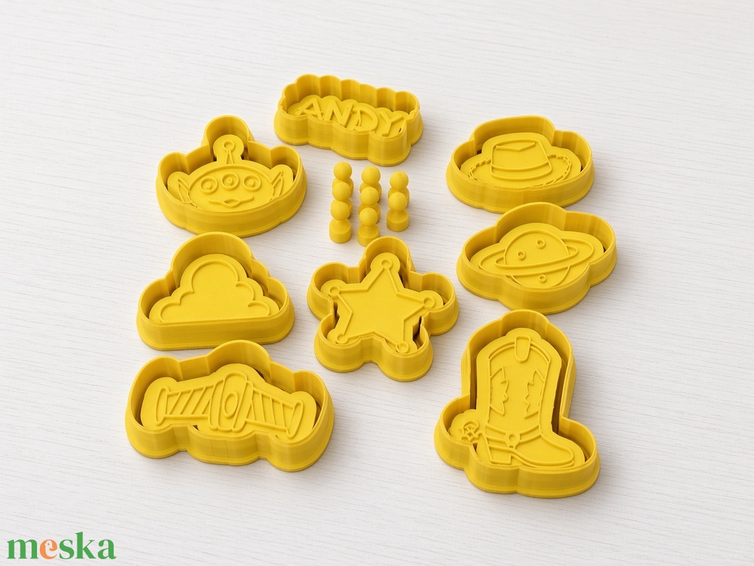 Toy Story sütikiszúró szett  - otthon & életmód - konyhafelszerelés, tálalás - sütés, főzés - sütikiszúró - Meska.hu