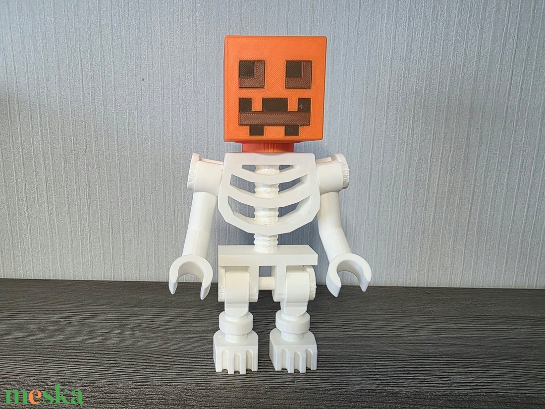 Minecraft Csontváz � Halloween Dekor Figura 21 cm,  - otthon & életmód - dekoráció - halloween - halloweeni dekoráció - Meska.hu