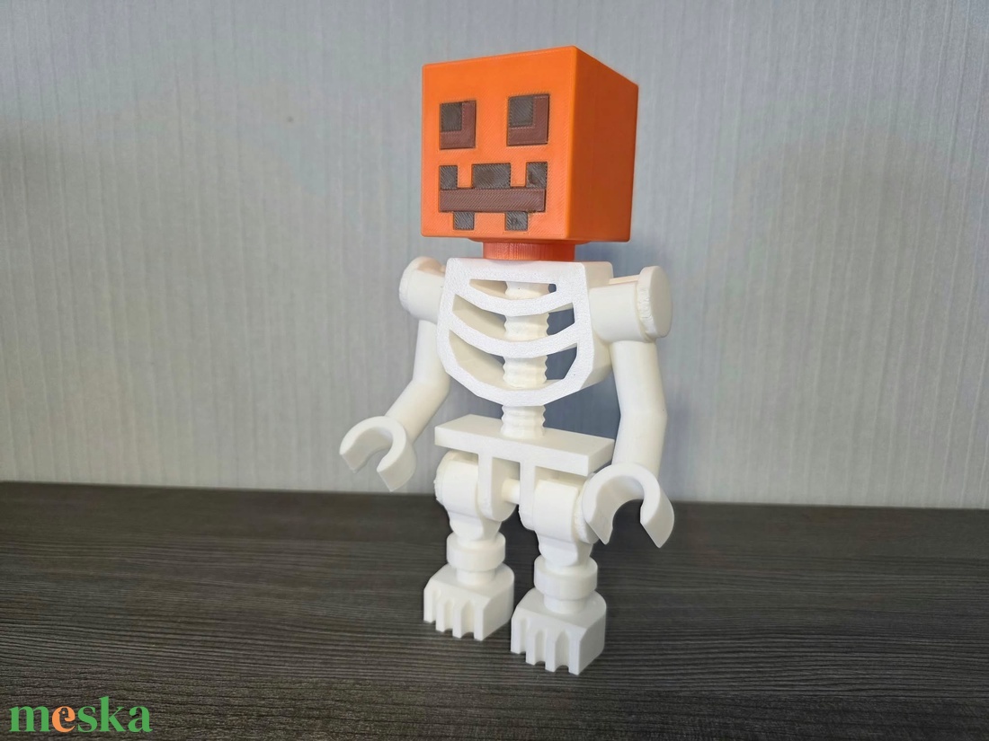 Minecraft Csontváz � Halloween Dekor Figura 21 cm,  - otthon & életmód - dekoráció - halloween - halloweeni dekoráció - Meska.hu