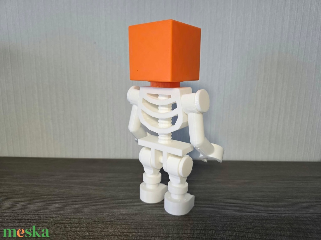 Minecraft Csontváz � Halloween Dekor Figura 21 cm,  - otthon & életmód - dekoráció - halloween - halloweeni dekoráció - Meska.hu