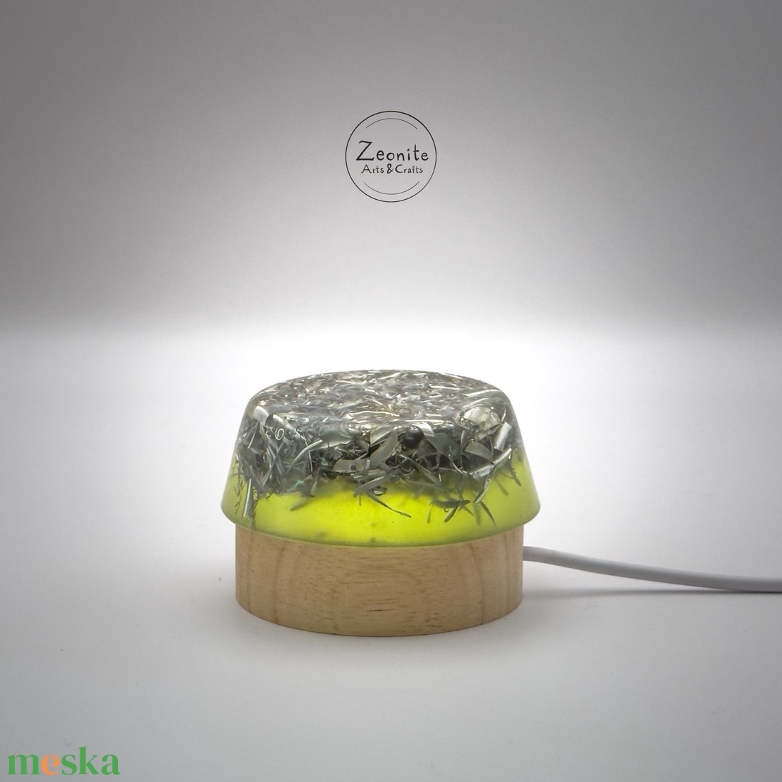Fügekaktusz Zeonite Tower Buster Orgonit - Erőteljes Védelem és Energiaátalakítás  6,6cm - otthon & életmód - dekoráció - dísztárgy - Meska.hu