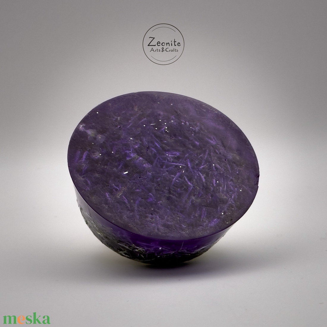 Lila - Arany Zeonite Tower Buster Orgonit - Erőteljes Védelem és Energiaátalakítás  6,6cm - otthon & életmód - dekoráció - dísztárgy - Meska.hu
