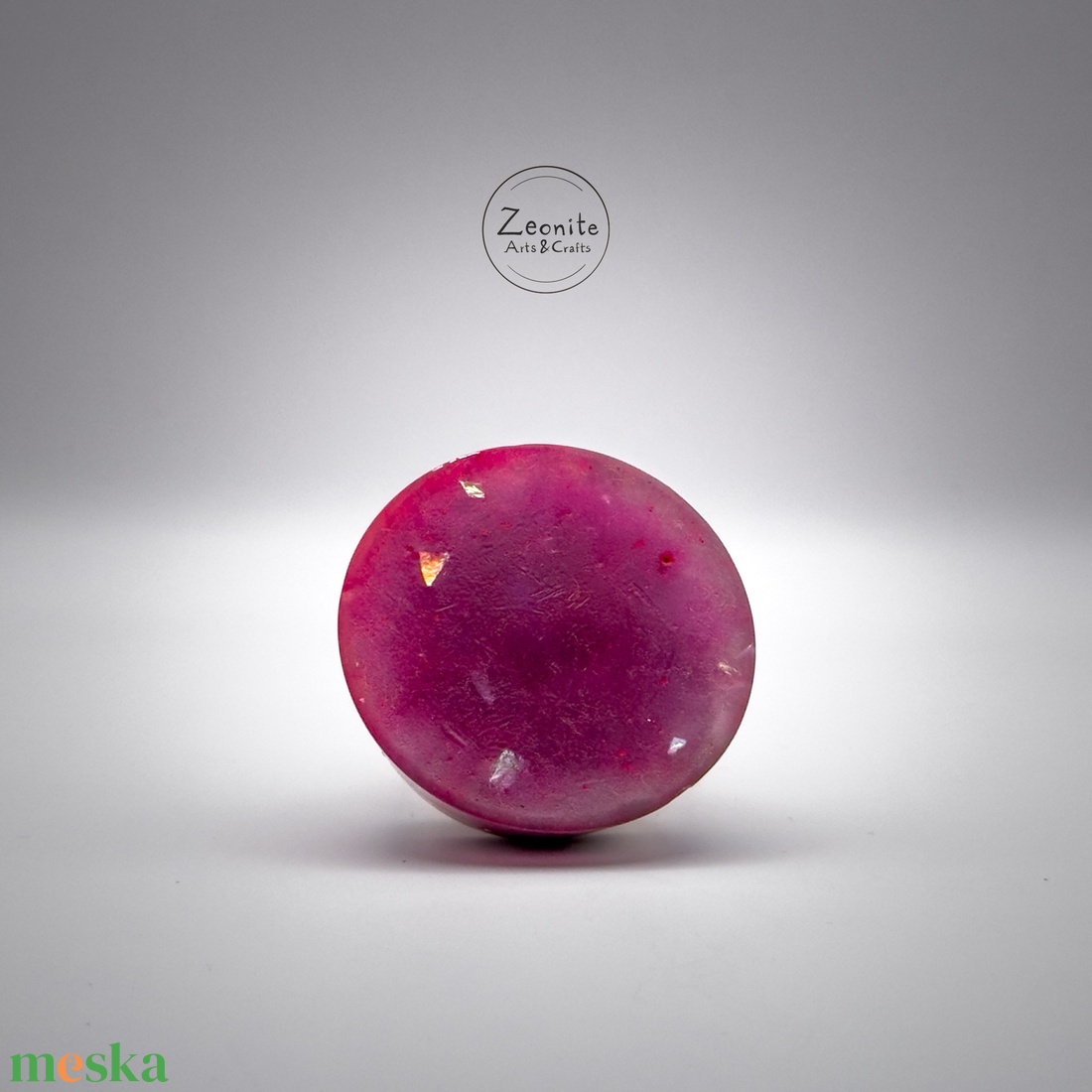 UV Magenta Zeonite Mini Tower Buster Orgonit Védelem  5 cm átmérőjű Energiapajzs  - otthon & életmód - dekoráció - dísztárgy - Meska.hu