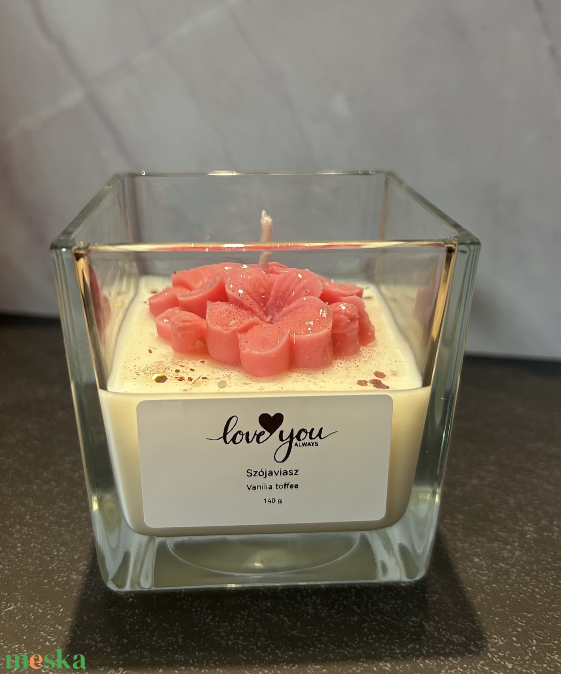 Szójaviasz gyertya - otthon & életmód - gyertya, illat, aroma - gyertya - Meska.hu