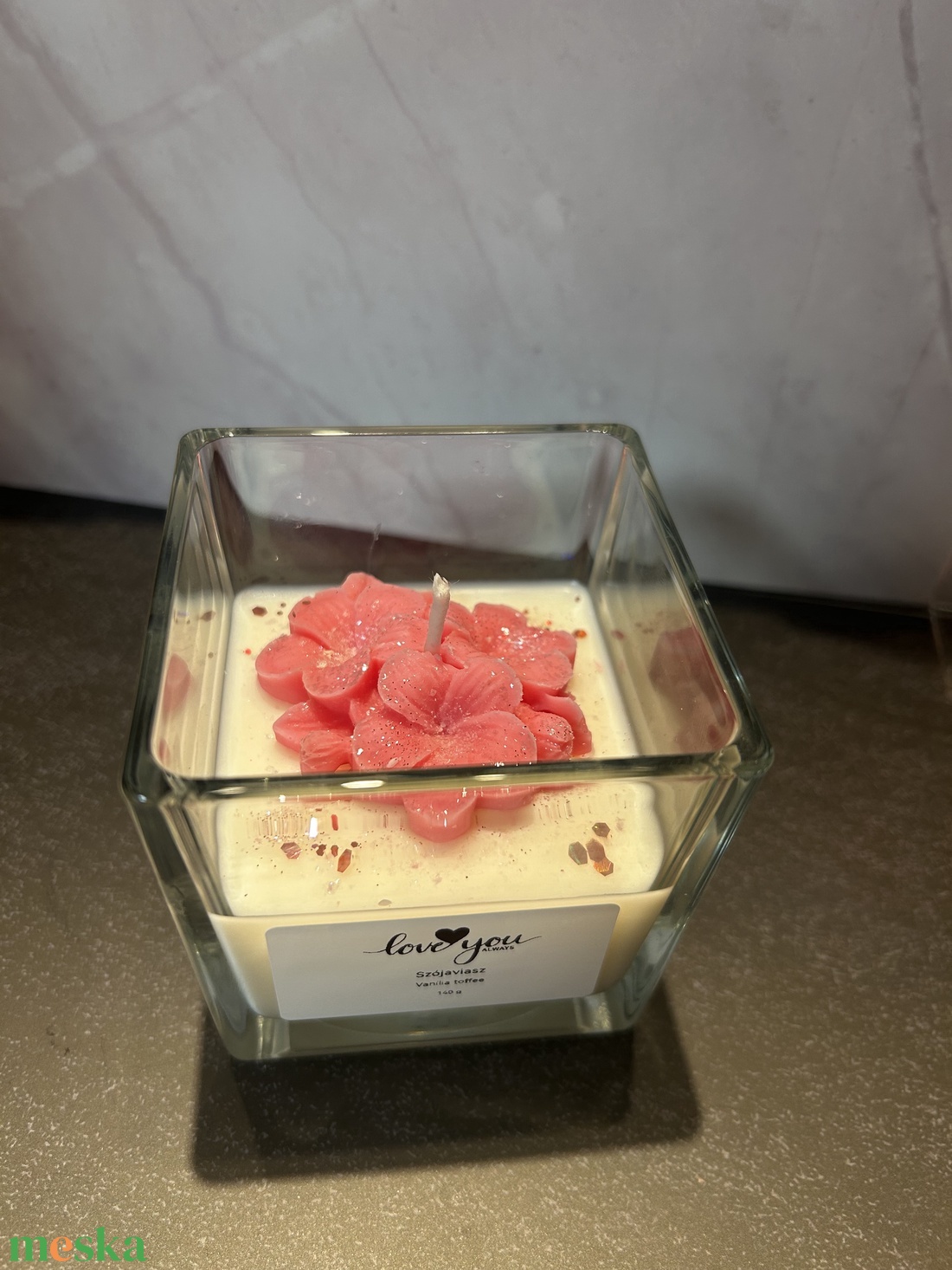 Szójaviasz gyertya - otthon & életmód - gyertya, illat, aroma - gyertya - Meska.hu