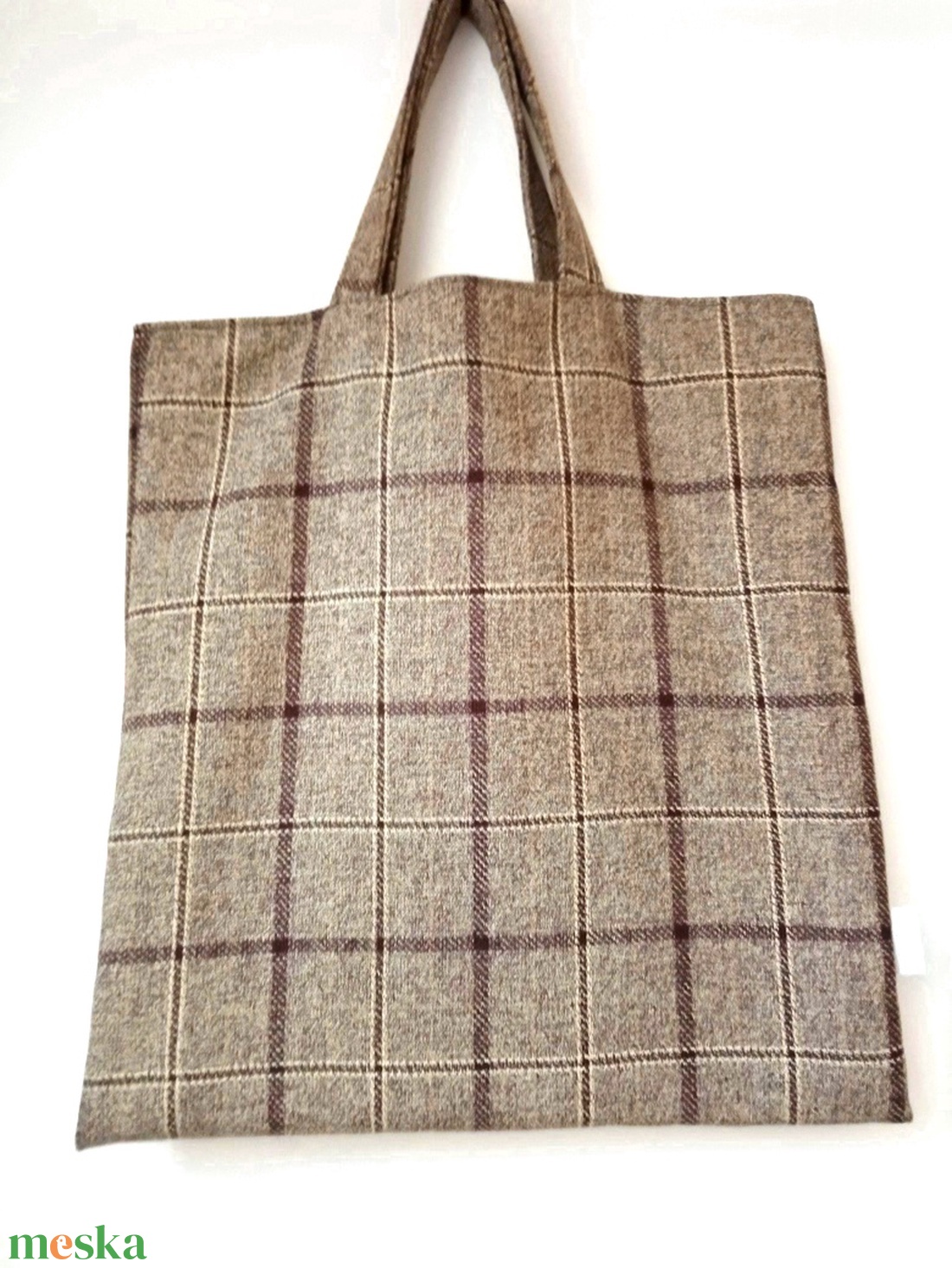 Bevásárlótáska, rövid fülü - táska & tok - bevásárlás & shopper táska - shopper, textiltáska, szatyor - Meska.hu