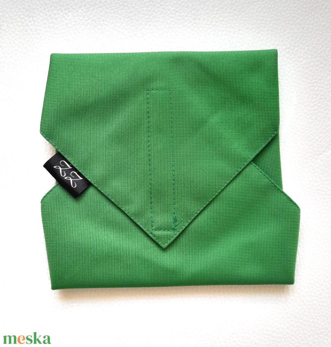 Újraszalvéta, kívül-belül vízálló, fűzöld - táska & tok - uzsonna- & ebéd tartó - szendvics csomagoló - Meska.hu