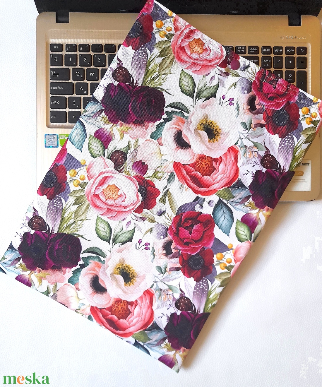 Vízhatlan laptop védő tok, világos rózsás, laptoptok, laptoptartó  - táska & tok - laptoptáska, laptop hátizsák - Meska.hu
