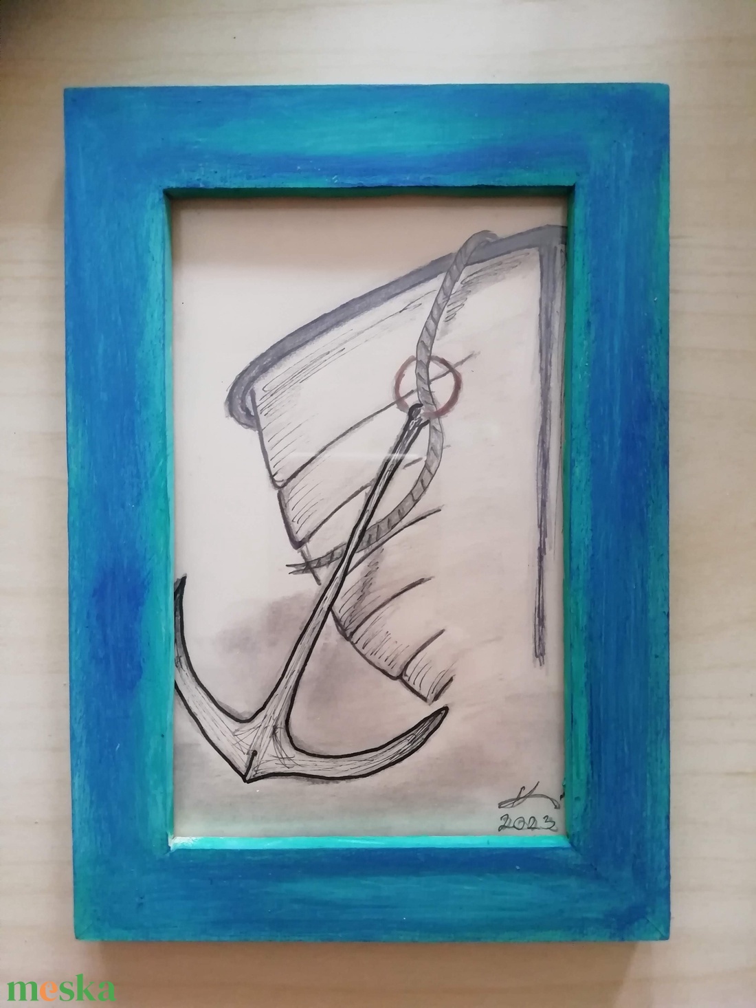 Horgony - művészet - grafika & illusztráció - egyéb rajzok - Meska.hu Horgony - művészet - grafika & illusztráció - egyéb rajzok - Meska.hu
