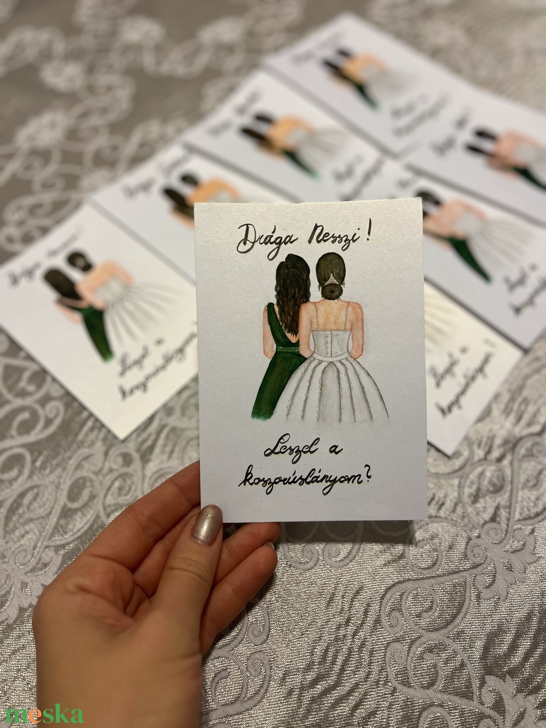 Egyedi kalligráfiával készült ajándékok és dekorációk - esküvő - emlék & ajándék - köszönőajándék - Meska.hu