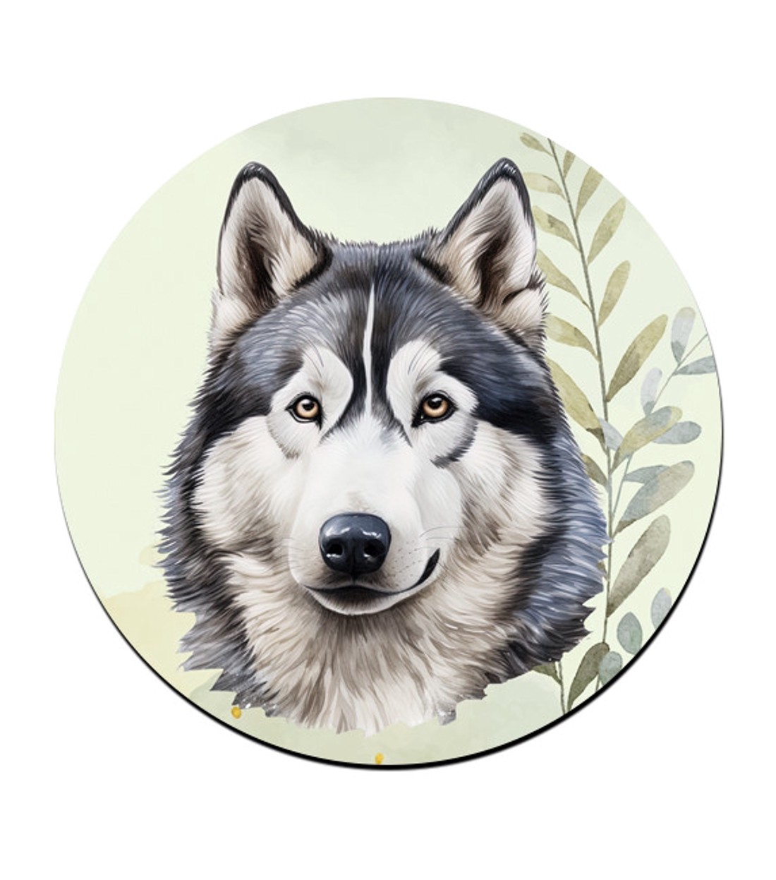 Husky portré mintás bögre alátét - otthon & életmód - konyhafelszerelés, tálalás - tálalás - tányér- és poháralátét - Meska.hu