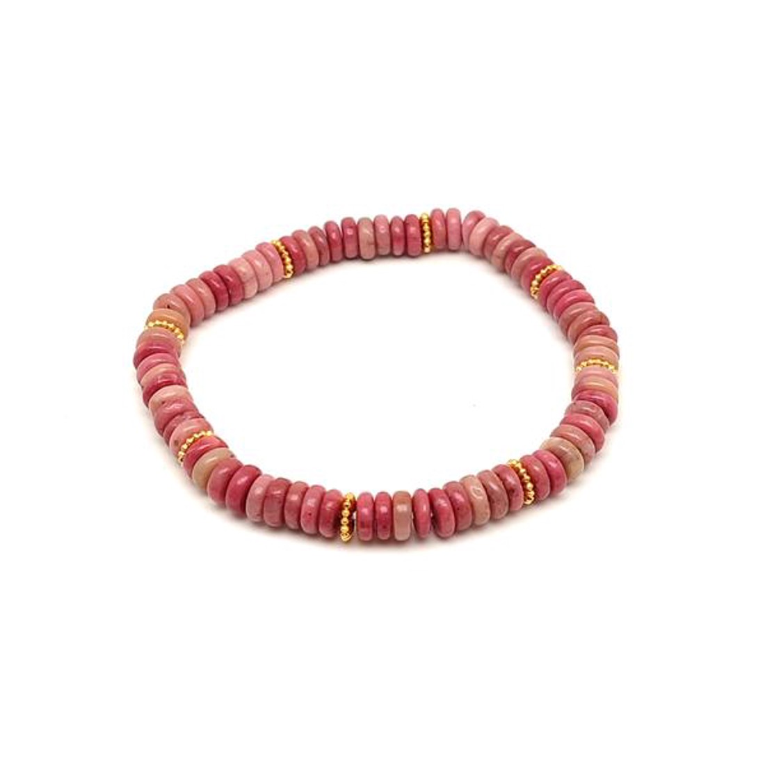 Thulit korong karkötő köztessel 6x2mm - ékszer - karkötő - ásványkarkötő - Meska.hu Thulit korong karkötő köztessel 6x2mm - ékszer - karkötő - ásványkarkötő - Meska.hu