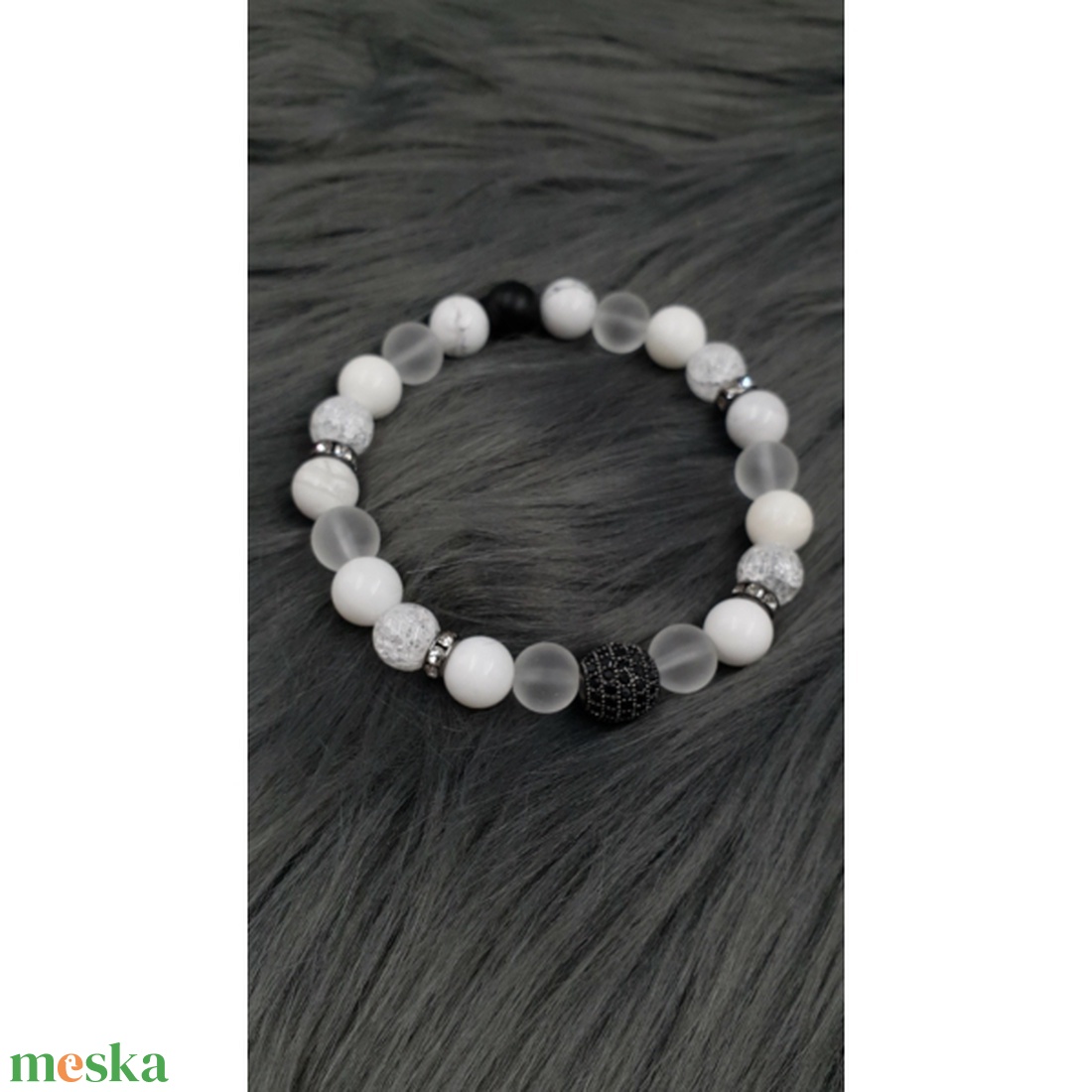 Yvonne Design LUXURY ásványkarkötő Black - ékszer - karkötő - ásványkarkötő - Meska.hu Yvonne Design LUXURY ásványkarkötő Black - ékszer - karkötő - ásványkarkötő - Meska.hu